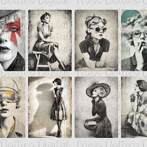 Cartes ATC, Carnet de bord mode, Cartes ATC mode, Cartes ATC mode, ATC, Cartes tendance, Carnet de bord Avant-Garde, Avant-Garde