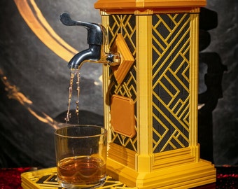 Trendy Art Deco Drink Dispenser