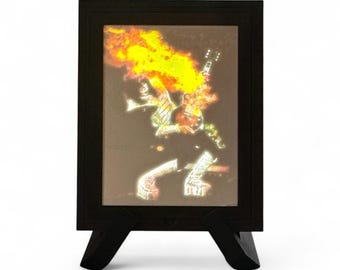 Ace Frehley – Fire & Fury 3D Lithophane Light Frame | KISS Rock Art Decor