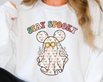 Stay Spooky Shirt, Halloween T-Shirt, Cute Halloween Gift, Funny Halloween Shirt, Spooky Season Shirt, Halloween Ghost Shirt, Autumn Shirt