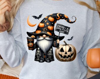 ハロウィン ノーム スウェットシャツ、ハロウィン シャツ、ハロウィン ノーム T シャツ、ハロウィン おもしろシャツ、ハロウィン ノーム T シャツ、ハロウィン T シャツ
