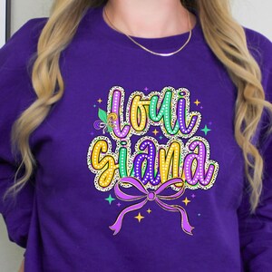 Louisiana Mardi Gras Sweatshirt, Mardi Gras Shirt, Mardi Gras Carnival Drink Shirt, Fat Tuesday Sweatshirt, Louisiana Shirt for Crew