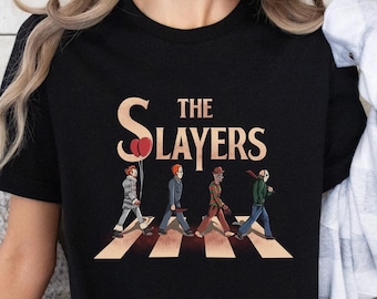 Sweat The Slayers, chemise films d'horreur, sweat Halloween, cadeau effrayant d'Halloween, sweat personnages de films d'horreur, t-shirt effrayant