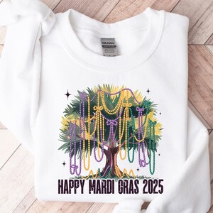 Happy Mardi Gras 2025 Sweatshirt, Mardi Gras Crew Hoodie, Mardi Gras Vibes Sweatshirt, Funny Mardi Gras Louisiana Hoodie, Mardi Gras Shirt