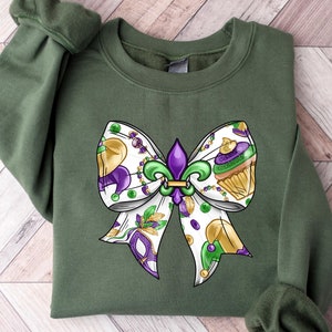 Mardi Gras Sweatshirt, Mardi Gras Carnival Shirt, Women Mardi Gras Shirts, Mardi Gras Crewneck Shirt, Mardi Gras Gift for Kids, Mardi Tshirt