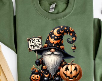ハロウィン ノーム スウェットシャツ、ハロウィン シャツ、ハロウィン ノーム T シャツ、ハロウィン おもしろシャツ、ハロウィン ノーム T シャツ、ハロウィン T シャツ