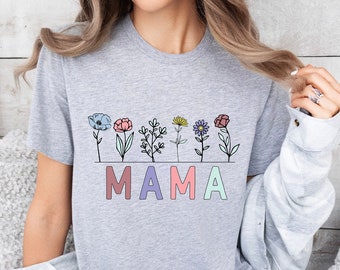 Muttertag Shirt für Mama, Mama T-Shirt, Muttertagsgeschenk, Muttertag Tshirt, glücklicher Muttertag Outfit, Mama Sweatshirt, süßes Mama T-Shirt