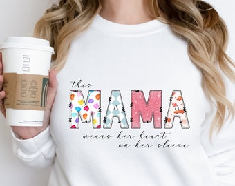 Muttertag Shirt für Mama, Mama T-Shirt, Muttertagsgeschenk, Muttertag Tshirt, glücklicher Muttertag Outfit, Mama Sweatshirt, süßes Mama T-Shirt