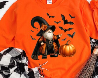 ハロウィン ノーム スウェットシャツ、ハロウィン シャツ、ハロウィン ノーム T シャツ、ハロウィン おもしろシャツ、ハロウィン ノーム T シャツ、ハロウィン T シャツ