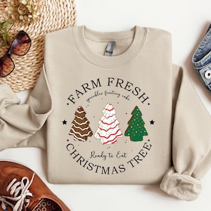 Christmas Tree Sweatshirt, Christmas Sweater for Gift, Christmas Crewneck, Christmas Tshirt, Christmas T-Shirt for Women, Christmas Gift
