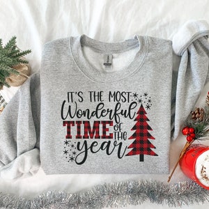 Christmas Sweatshirt for Women New Year Gift, Kids Christmas Sweater, Christmas Tshirt, Christmas T-shirt Gift for Men, Tree Christmas Tee