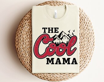Das coole Mama Shirt, Mama T-Shirt für Sie, Muttertagsgeschenk, Muttertags-T-Shirt, glücklicher Muttertags-Outfit, Mama Sweatshirt, süßes Mama-T-Shirt