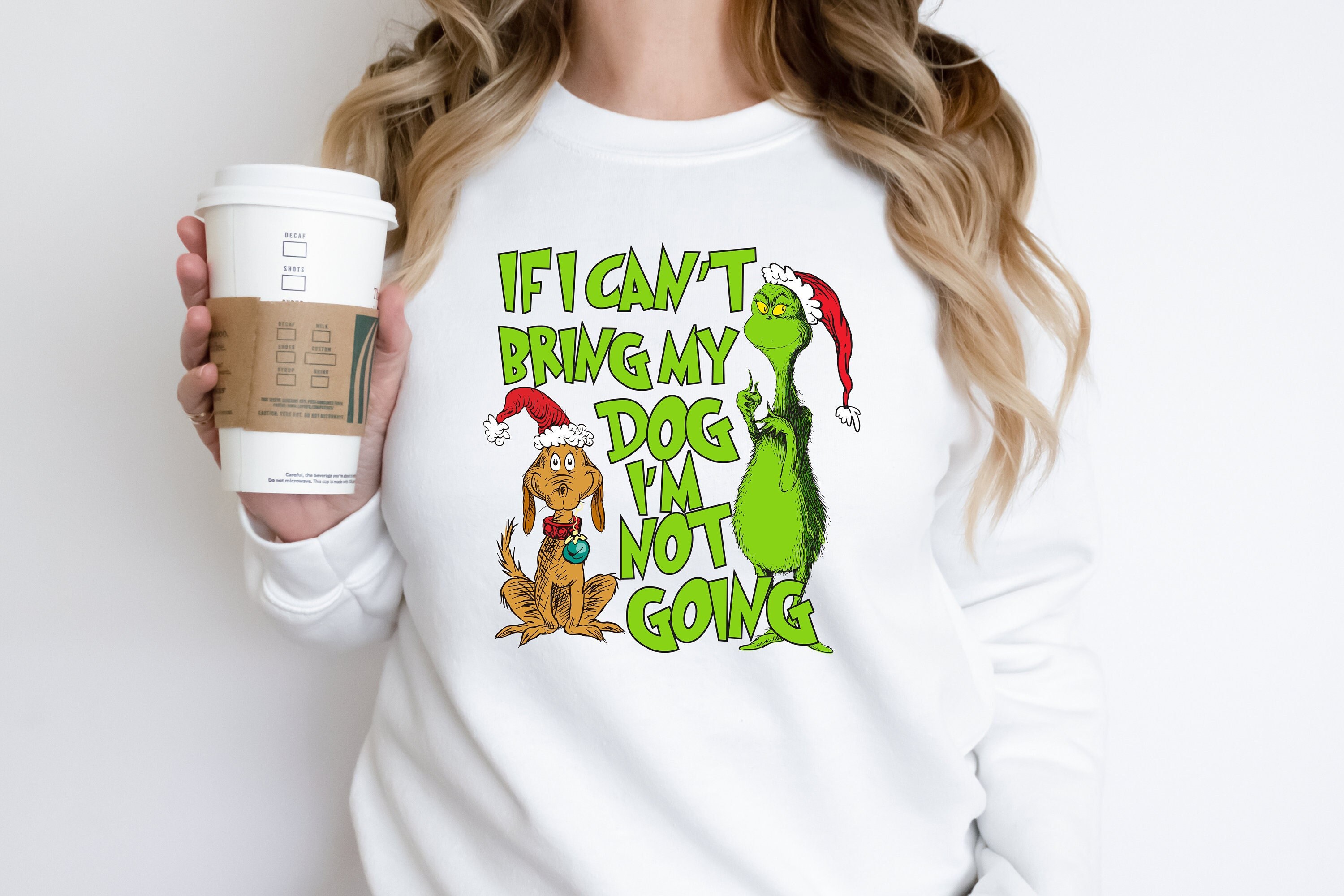 Donna Grinch - Merry Grinchmas Original Maglietta con Collo