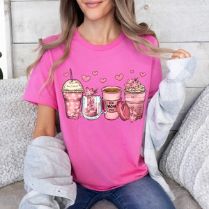 Best Mom Shirt, Mothers Day Coffee Cup Tshirt, Mothers Day Tshirt, Mama T-Shirt, Mothers Day Outfit, Cute Mama Sweatshirt, Flower Mother Tee