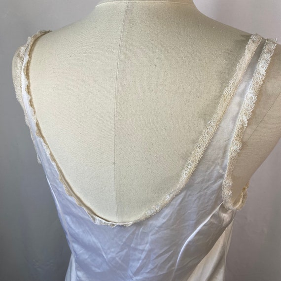 Vintage 1980s White Lace Camisole - Size L - Vint… - image 7