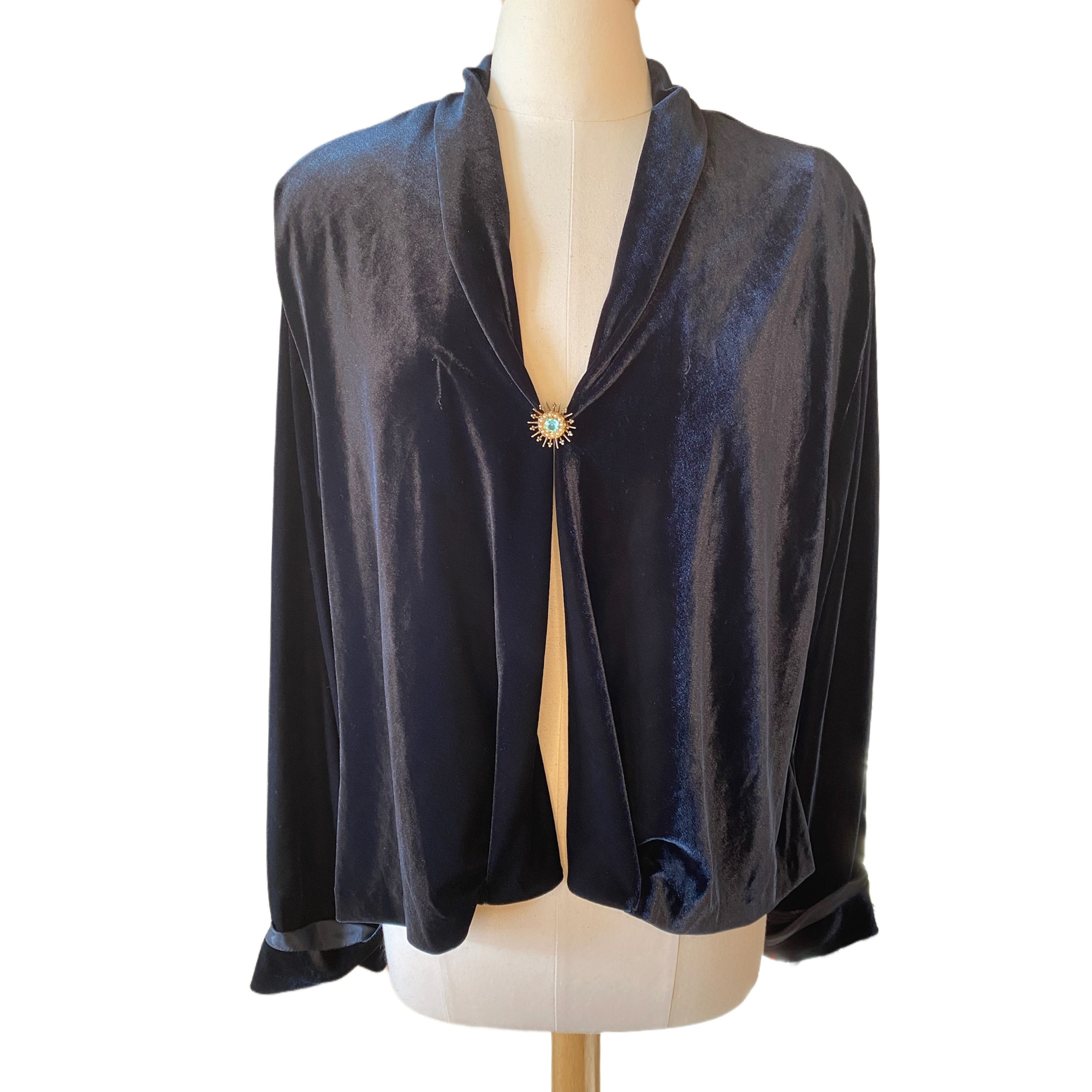 Black velvet shrugs hotsell