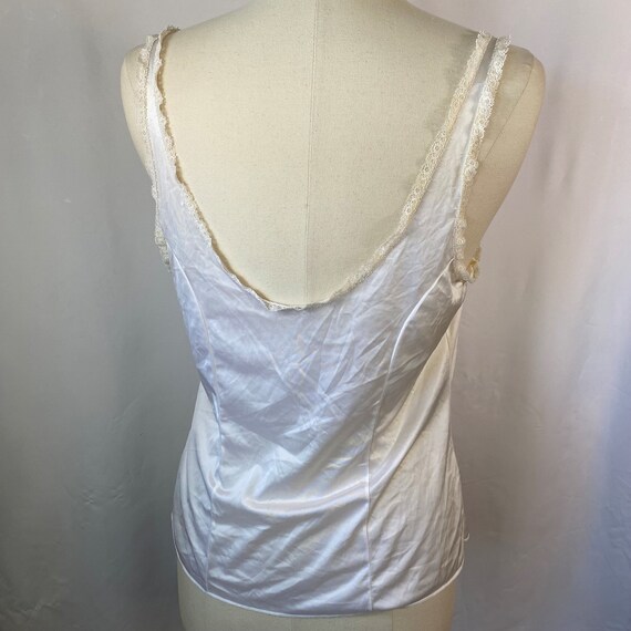 Vintage 1980s White Lace Camisole - Size L - Vint… - image 6