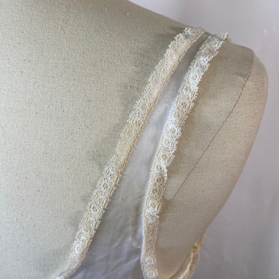 Vintage 1980s White Lace Camisole - Size L - Vint… - image 8