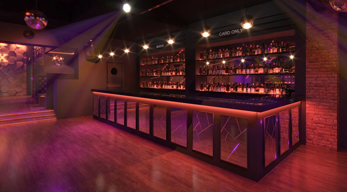 3D External Renders of Internal Bar Renders, 3D Site Map, 2d Plan ...