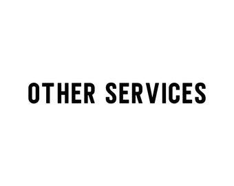 Other services