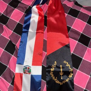 Custom Mixed 2/3/4 Flag Graduation Stole,Personalized Gifts for Student,Custom Graduation Sash for Friends,Custom Class of 2026 Flag Stole Bild 15
