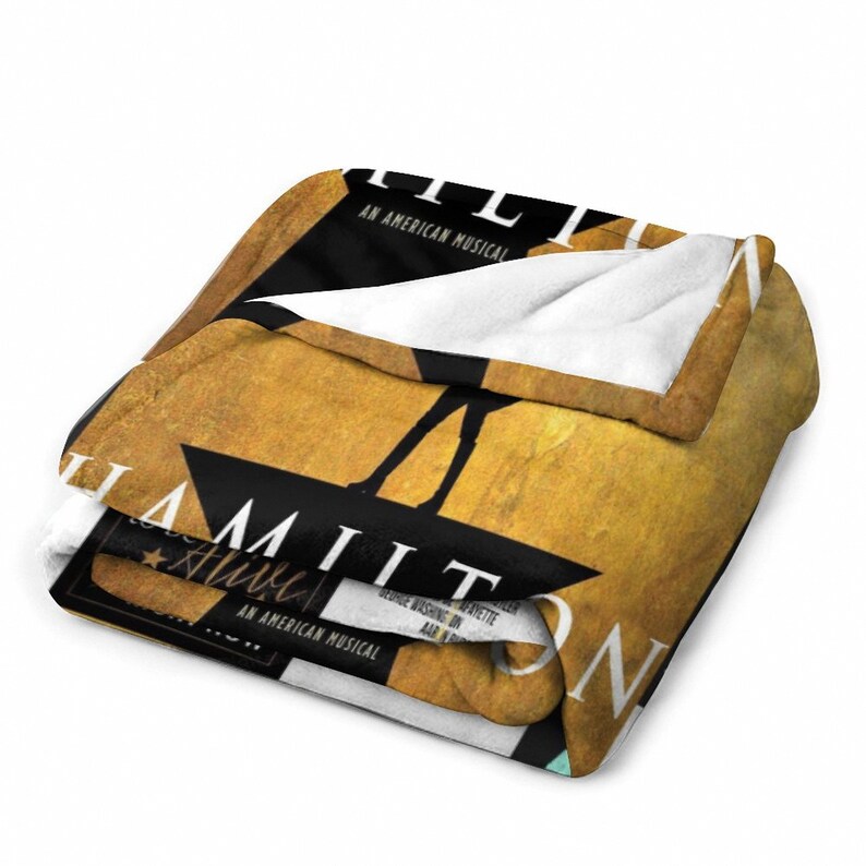 Custom Musical Blanket,alexander Hamilton Blanket,alexander Hamilton Throw Blanket,musical Cover