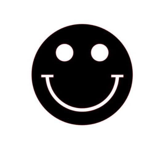 Smiley Face Sticker PICK SIZE COLOR Vinyl Decal Car Bumper Window Wall ...