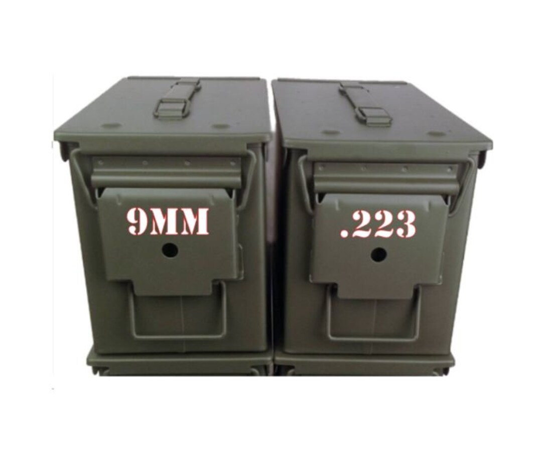 Ammo Can Labels Ammo Can Magazine Labels – 2-Pack Vinyl Stickers For ...