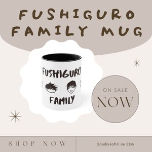 Jujutsu Kaisen Mug, Anime Mug, Anime Gifts, Funny Mug, Toji Fushiguro, Megumi Fushiguro, Accent Coffee Mug, Otaku mug, 11oz