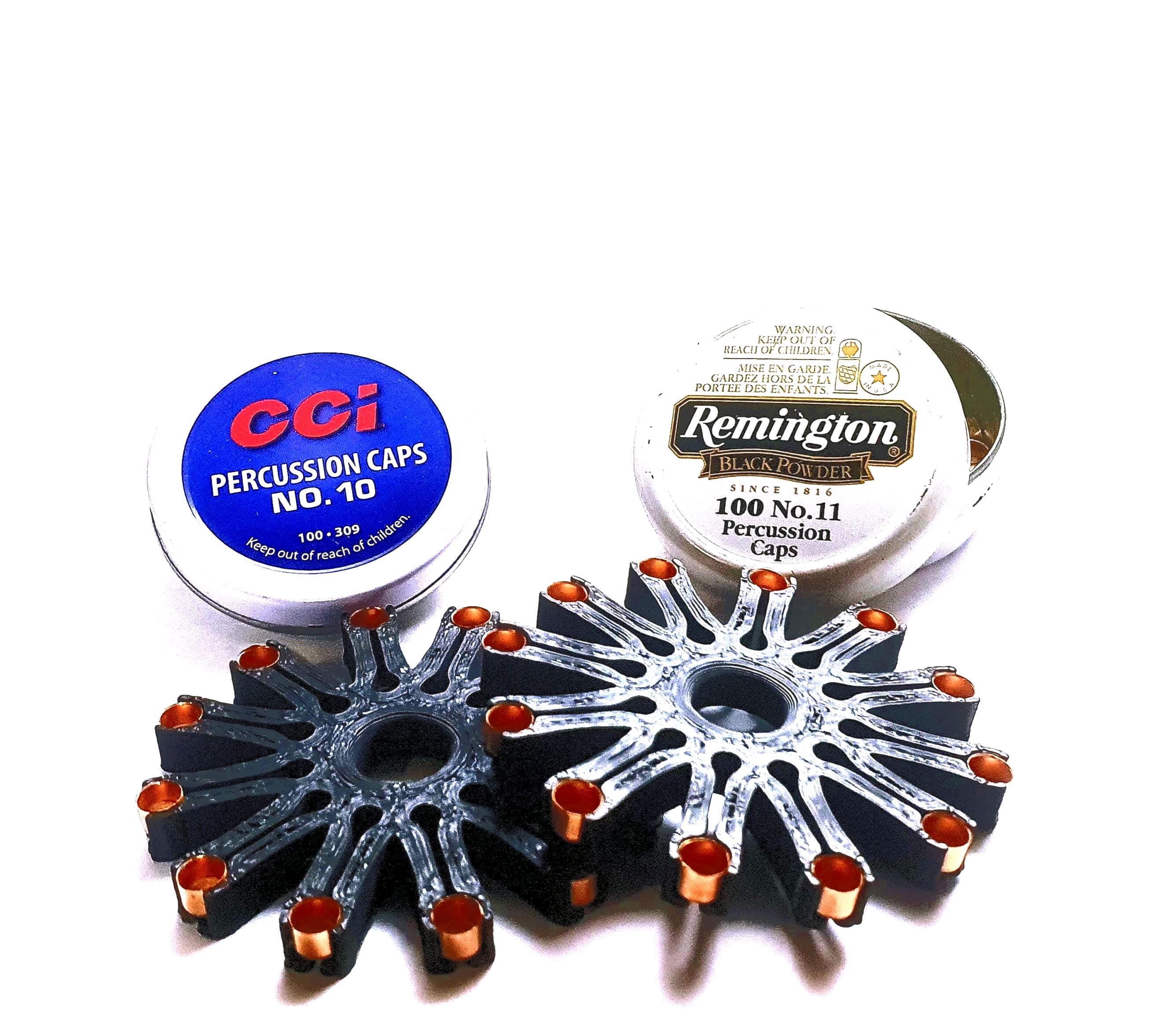 Muzzleloader Capper 12-cap Capper for #10 & #11 Percussion Caps - Muzzleloader Loading Tool ...
