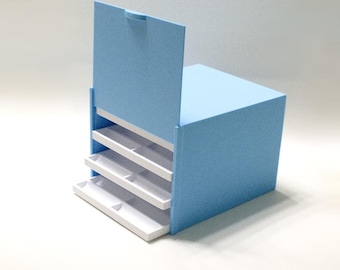 Custom Storage Box: Homeopathy Remedy Storage, Bead & Craft Organizer