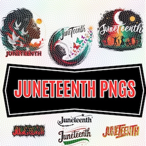 JUNITEENTH PNGS, Juneteenth Clipart, Freiheit, schwarzes Mädchen, schwarzer Junge, Afroamerikaner Clipart, Png, svg, Juni 2024 Clipart, Afro Mädchen