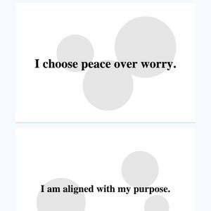 Pacote com 50 cartões de afirmação positiva para impressão em preto e branco, formato paisagem, PDF, com fontes em negrito e fundo aquarela, download instantâneo