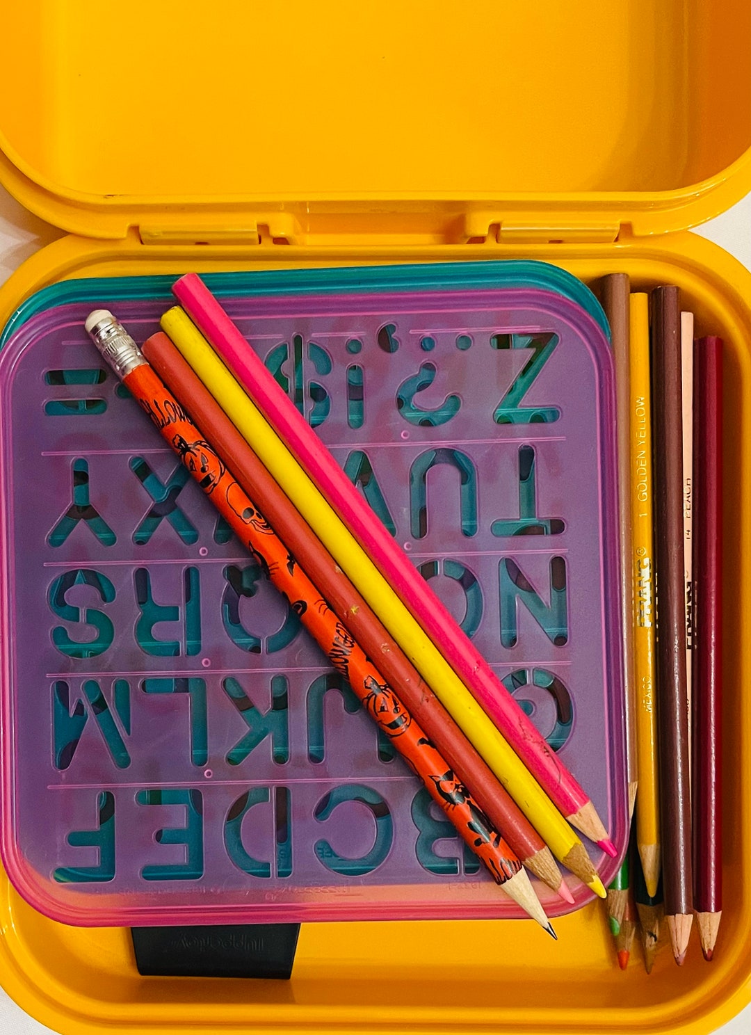 Tupperware Tuppertoys Stencil Art Set Plus Extra Stencils and Etsy