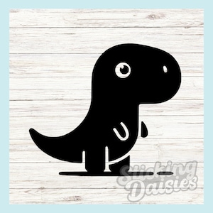Little Dinosaur Vinyl decal sticker, Dino decal