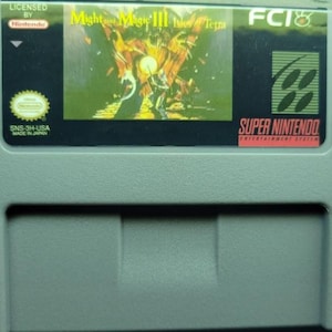 Might and Magic Iii: Isles of Terra - for SNES Console Might and Magic Iii: Isles of Terra - for SNES Console