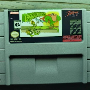 Boogerman: A Pick and Flick Adventure - for SNES Console Boogerman: A Pick and Flick Adventure - for SNES Console