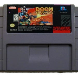 Doom Troopers - for SNES Console - Working Cartridge - NTSC Doom Troopers - for SNES Console - Working Cartridge - NTSC