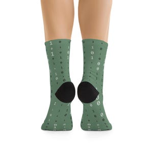 Programmer Socks, Binary Code, Computer Science Gifts image 5