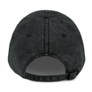 Gorra de béisbol con abeja bordada, estilo vintage de sarga de algodón imagen 6