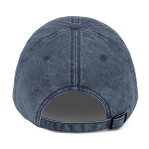 Gorra de béisbol con abeja bordada, estilo vintage de sarga de algodón imagen 4
