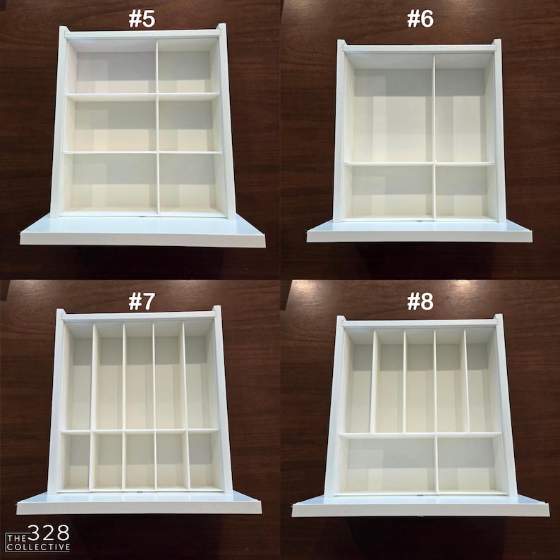 IKEA Kallax Drawer Organizer Modular White PLA Bins 3D Printed