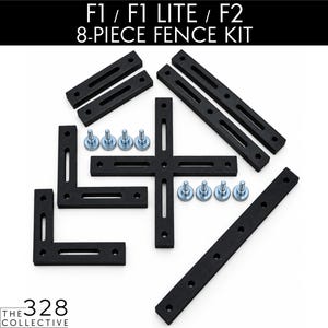 Laser Fence Kit for xTool F1, F1 Lite & F2 – 8-Piece Positioning Jig