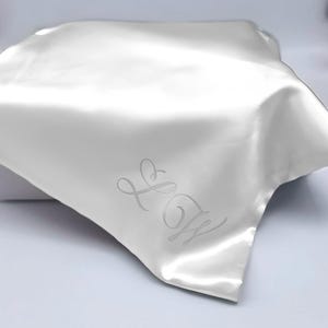 Monogrammed Personalized Bridesmaid Satin Silk Pillow Case– Luxurious Custom Gift, Bridal Party Gifts, Personalized Bridesmaid Gift, favour