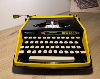 197X REMINGTON Riviera - Portable typewriter typewriter antique vintage