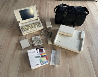 1991 COMPAQ SLT 386s/20 PC Notebook Laptop Antik Museum Nostalgie vintage rare computer (see google drive pictures in the link)