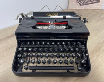 1937 KAPPEL Modell VA - portable typewriter Schreibmaschine antik vintage