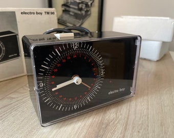 electro boy TM 96 new NEU OVP Wecker Timer alarm clock vintage rar antik
