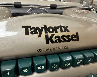 1956 TAYLORIX Contofix - typewriter Schreibmaschine antik vintage