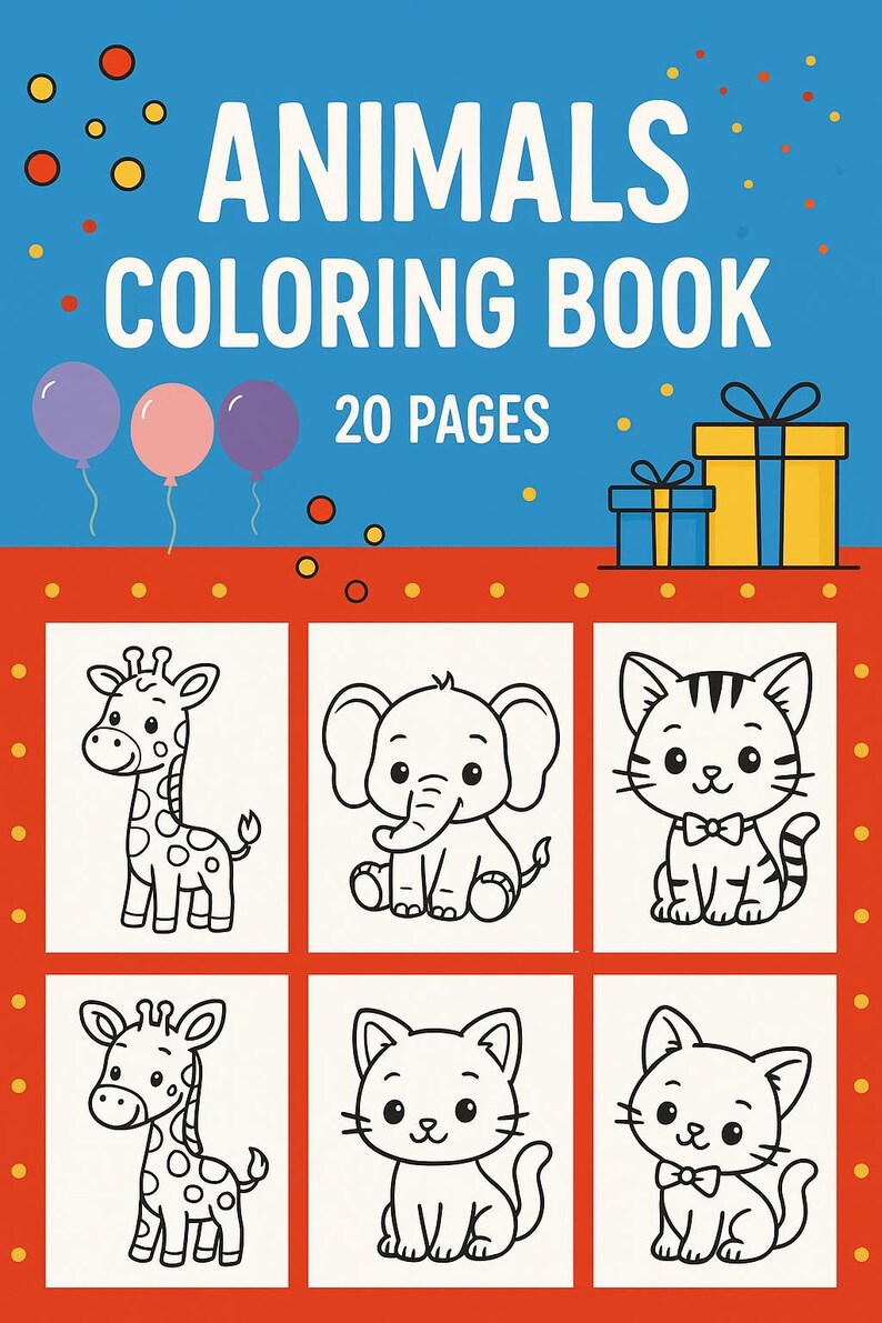 20 Cute Christmas Coloring Pages for Kids – Bold & Easy Holiday ...
